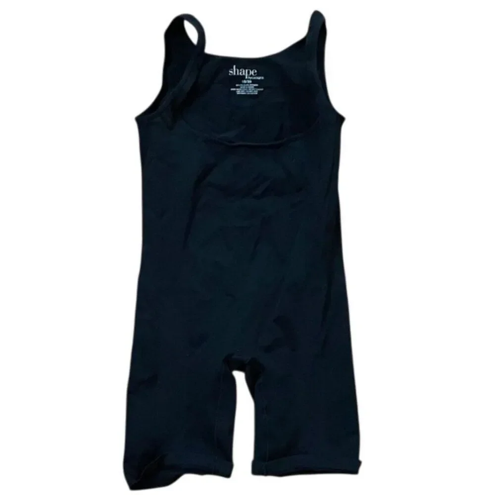 Shape by Cacique Black Full Body Body Suit Shapewear Womens Size 18/20